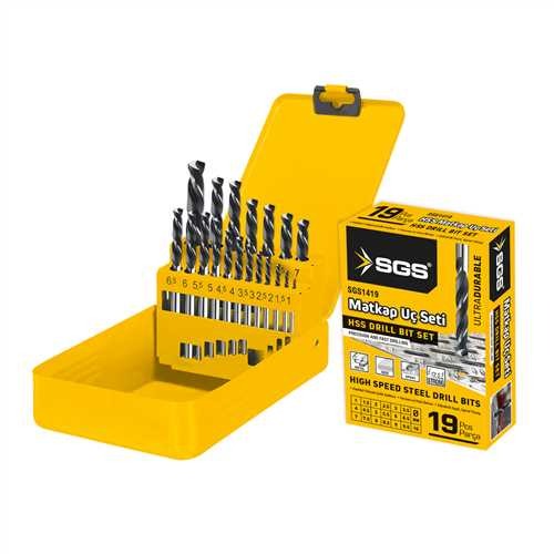 Coffret de forets SGS 19 pièces