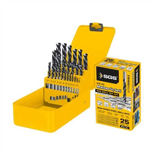 Coffret de forets SGS 25 pièces