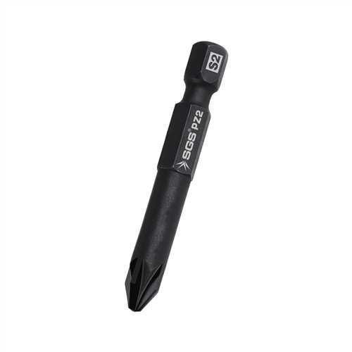 Embout de vissage PZ2 SGS 100 mm noir