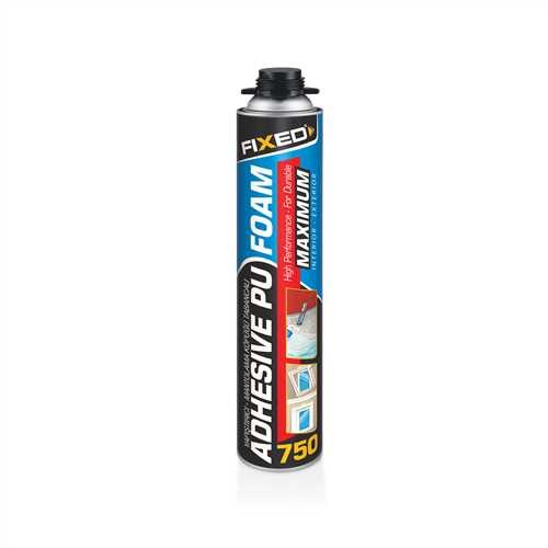 Mousse polyuréthane pistolable FIXED 850 g