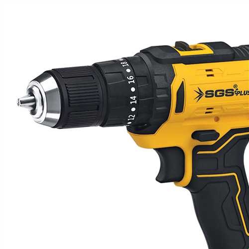 Perceuse visseuse sans fil SGS Plus 20 V 1,5 Ah – 2 batteries + chargeur
