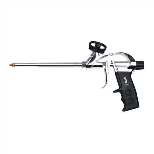 Pistolet à mousse polyuréthane SGS chromé