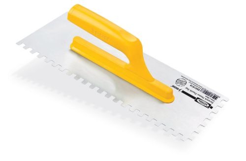 Platoir cranté SGS 10 × 10 mm 35 cm manche ouvert