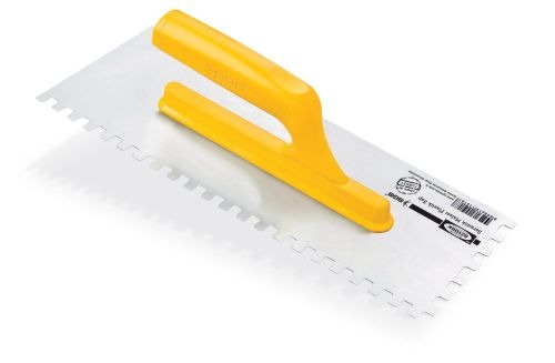 Platoir cranté SGS 8 × 8 mm 35 cm manche ouvert